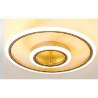 Plafoniera KJXD-259, 40 cm, auriu, cu telecomanda, 220 V