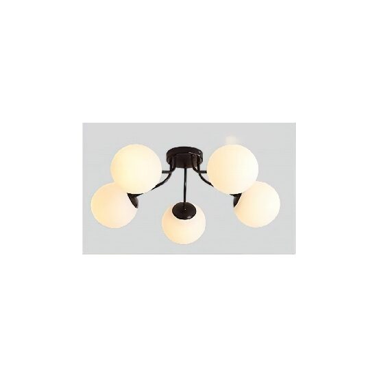 Lustra KJXD-524, 5 x E27, negru, 220 V