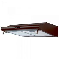 Hotă clasică Albatros H10AM ECO+, 60 cm, capacitate de absorbție 204 m³/h, 3 trepte de viteză, 1 motor, maro