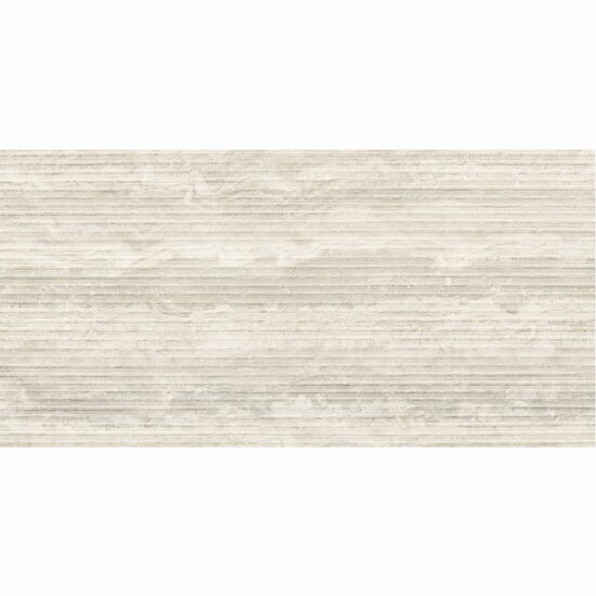 Gresie Firenze Groove Ivory Mat 60x120 cm, crem, finisaj mat, model marmura