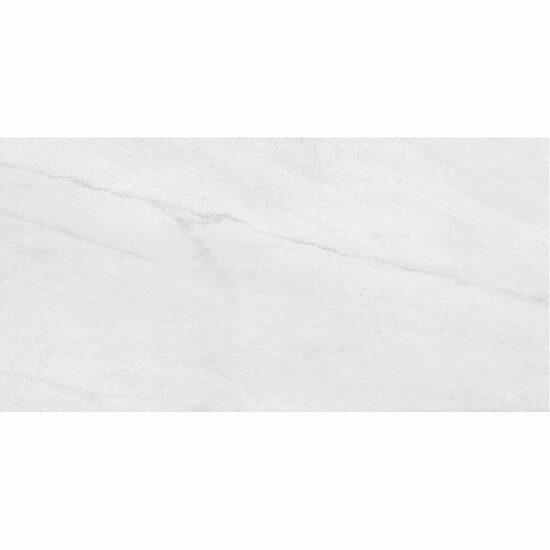 Gresie Nirvana White Mat 60x120 cm, alb, finisaj mat, model marmura