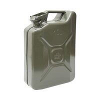 Canistră metalică pentru combustibil Carmax, 10 L, verde, rezistentă la benzină