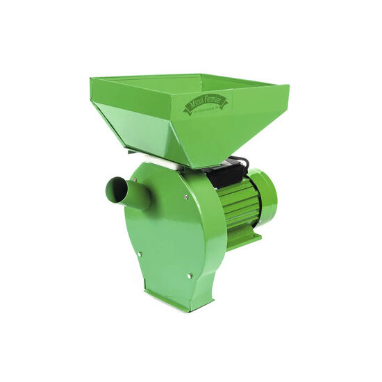 Moara cereale Micul Fermier GF-0758, 200 kg/h, 2,5 kW, metal, cuva tubulară