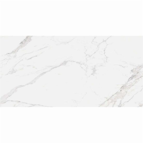 Gresie portelanata rectificata pentru interior / exterior Mykonos White, 60x120 cm, 9931, Alb