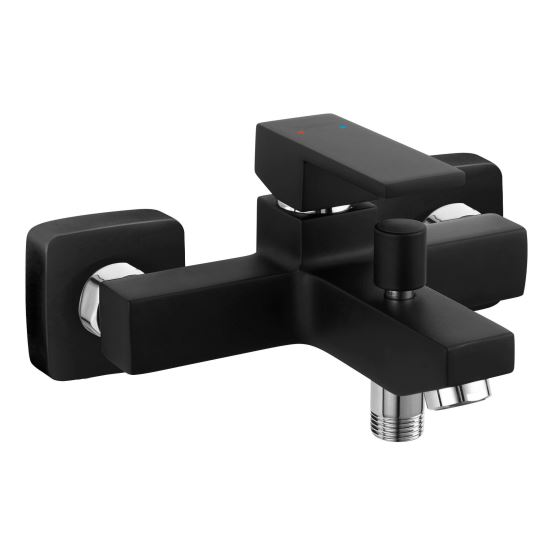 Baterie perete cada/dus Ferro Zicco, negru, fara accesorii, BZI1BL