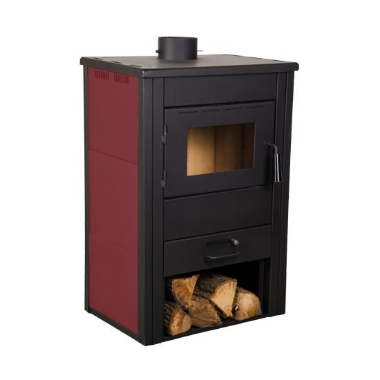 Semineu pe combustibil solid Tehnika Termo Kreka Luxx, 7-8 kW, 465 x 460 x 790 mm