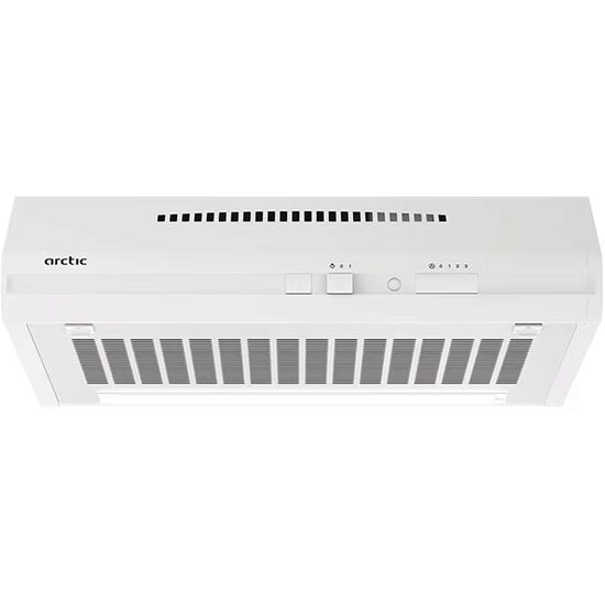 Hota Arctic AH62, 2 motoare, 250 W, putere de absorbtie 365 mc/h, Alb