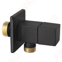 Robinet coltar 1/2"x3/8", negru, Z293BL