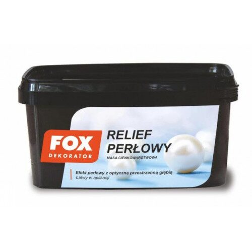 Vopsea decorativa - Fox - Efect Perlat 1kg Gri