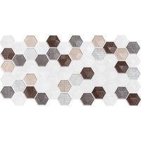 Faianta lucioasa hexagonala JOY 30x60 cm mix maro/beige/alb 300X600JYM00