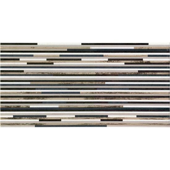 Piesa decorativa True Grey, model dungi, K250, 25x50 cm, culoare gri