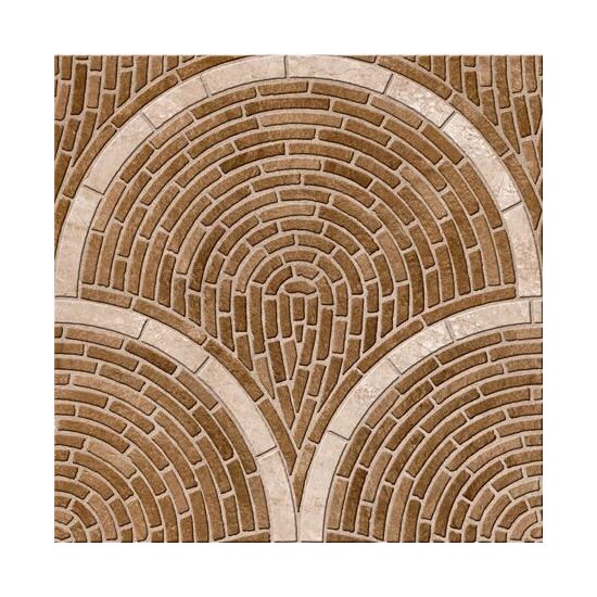 Gresie Odessa Cotto ODS32, antiderapanta, pentru exterior, model piatra, 45x45 cm, culoare maro, finisaj mat