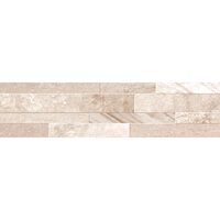 Gresie portelanata tip piatra pentru exterior Rock Beige, 15x60 cm, RCK02, Beige
