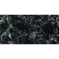 Gresie Emperador Black model marmura 60x120 cm, finisaj lucios, culoare neagra