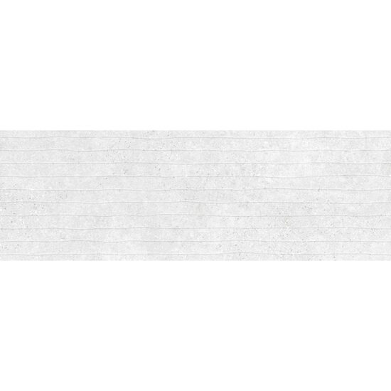 Faianta cu aspect de ciment Corona Stripes Light Grey 4714, 25,5x75,5 cm, Gri
