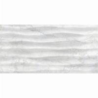 Faianta Venato Waves tip marmura, 4703 30x60 cm, culoare alb
