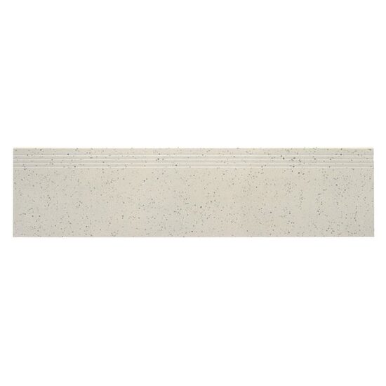 Treapta pentru scari gresie Istanbul White, 30x120 cm, Alb
