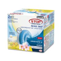 Set 2 tablete absorbante de umiditate Ceresit Stop Umidității Aero 360°, parfum Flori Sălbatice, 2 × 450 g 2629277
