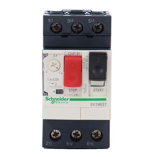 Disjunctor motor Schneider Electric TeSys Deca GV2ME07AP, 3 poli, protecție magnetotermică, reglaj 1,6–2,5 A