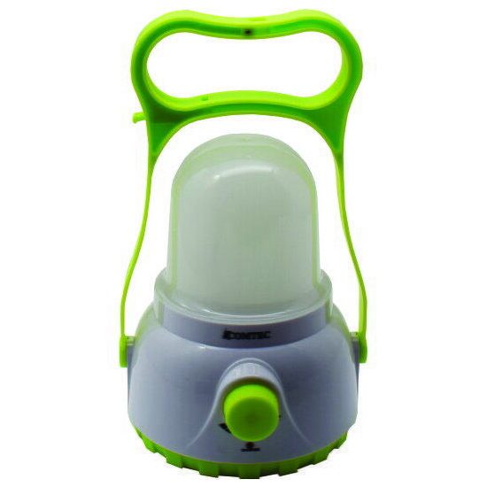 Felinar LED portabil reîncărcabil Comtec MF0011-42118, 6 W, 48 LED-uri, acumulator 2200 mAh, autonomie 2–3 ore, funcție de iluminare de urgență, alb-verde