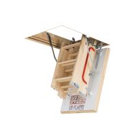 Scara modulara din lemn pentru acces pod/mansarda Fakro LTK Energy, 55x100x280 cm