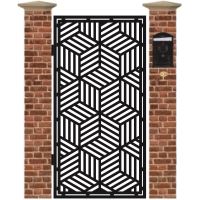 Poarta pietonala din tabla debitata cu plasma MAX CUB 1940 mm x 990 mm
