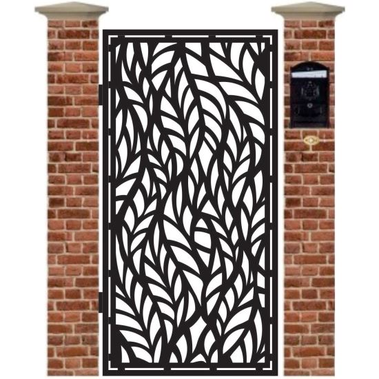 Poarta pietonala din tabla debitata cu plasma MAX 77 1940 mm x 990 mm