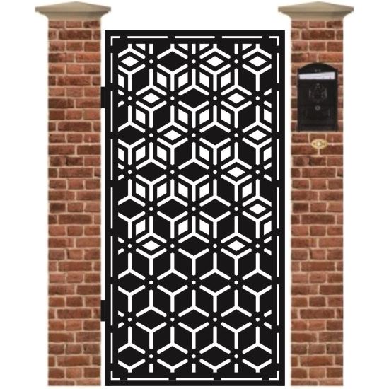 Poarta pietonala din tabla debitata cu plasma MAX CM1 1940 mm x 990 mm