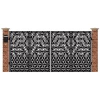 Poarta acces auto mare din tabla debitata cu plasma MAX CM1 3884 x 1940 mm