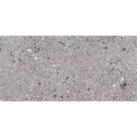 Gresie portelanata tip piatra Terrazzo Mono Grey, 60x120 cm, 87825210, Gri