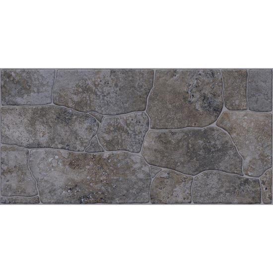 Gresie portelanata tip piatra pentru exterior Durango Grey, 30x60 cm, 9735, Gri
