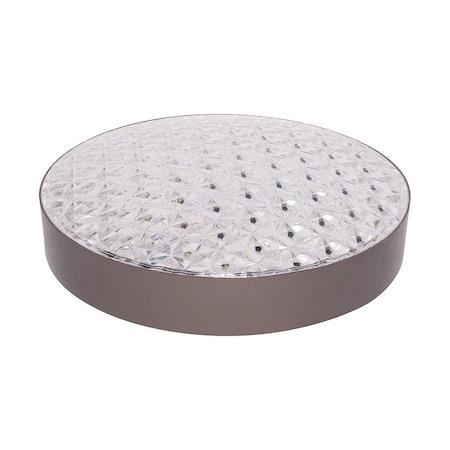 Plafoniera Interior LED Erste Radiance 24W 1680lm 4000k EL0060120 Culoare Maro si Alb Transparent