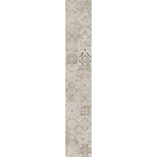 Gresie rectificata Amarante Decor Grey 9948, tip lemn, 20x120 cm, gri