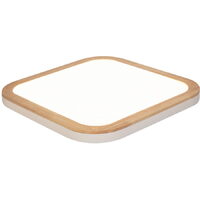 Plafonieră LED Erste squarewood 36 W 1700 lm 4000 K IP20 alb 480 × 75 mm