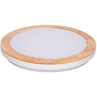 Plafonieră LED Erste roundwood 36 W 2000 lm 4000 K IP20 alb 490 × 75 mm