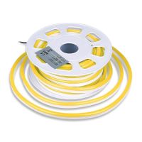 Tub LED flexibil NeonFlex galben Vtac VT-555 24V, SKU-2518 10m
