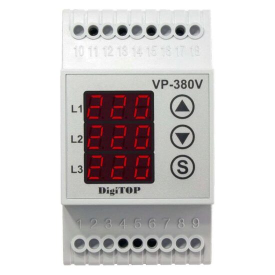 Releu protecție trifazat VP-380 V