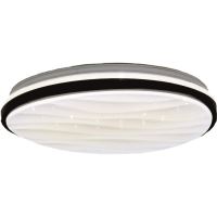 Plafoniera LED 3000K 500xH80mm 48W black HZL-E24-4536S
