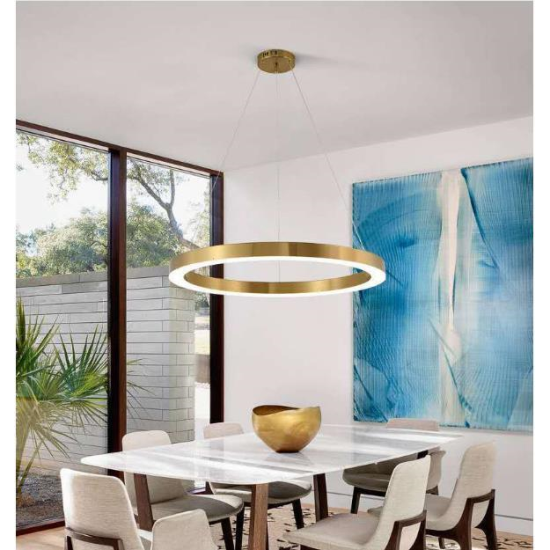 Lustra LED suspendata dia 600mm metal+acrylic OVK-PL5252-600