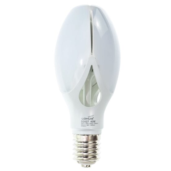 Bec LED tip Flower Lohuis, 40 W, E40, 4000 lm, lumină rece 6500 K, cod 32627