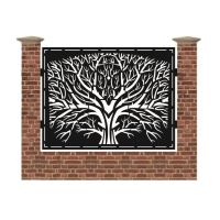 Panou de gard mare din tabla debitata cu plasma COPAC V1 1500x1940 mm
