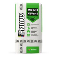 Adeziv gresie si faianta Primus Micro, alb, pentru interior, 25 kg