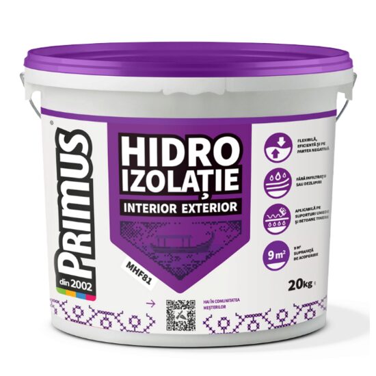 Hidroizolatie minerala, flexibila, Primus MHF81, interior / exterior, 20 kg