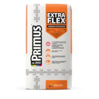 Adeziv flexibil pentru gresie si faianta Primus ExtraFlex, exterior, gri, 25 kg