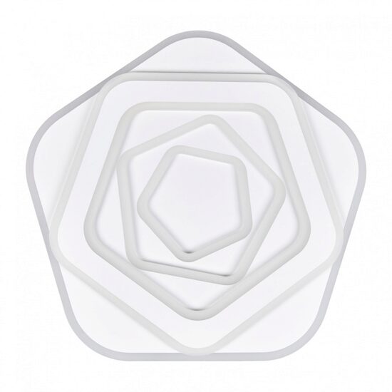Aplica tavan ORCHID, ALB, LED 98W, 3000K-4000K-6000K, 2299