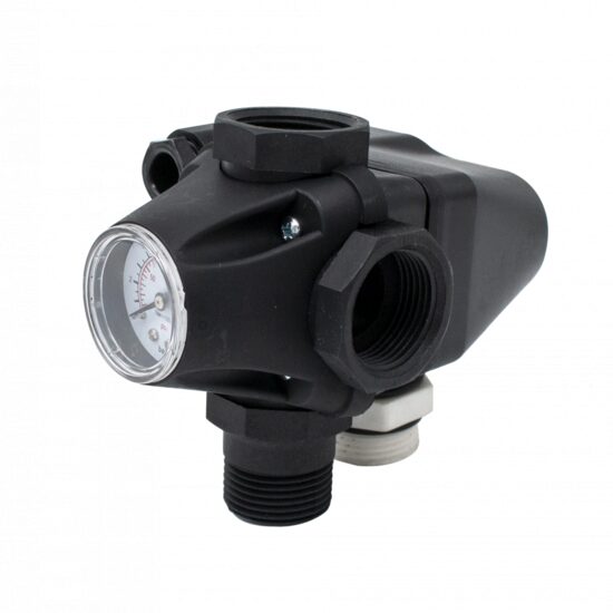 Presostat mecanic cu manometru BAR-PMW114