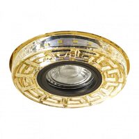 Spot montaj incastrat VERSACE, AURIU, LED 2W, 4000K, 1XGU10, EL 1500 / R GD