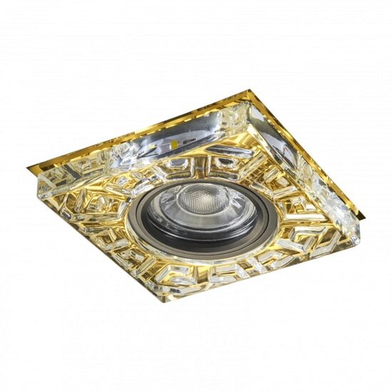 Spot montaj incastrat VERSACE, AURIU, LED 2W, 4000K, 1XGU10, EL 1500 / S GD