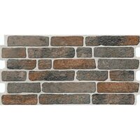 Gresie Brick Anthracite, model caramida, 10790310, 30x60 cm, culoare gri, finisaj mat
