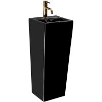 Lavoar stativ pe podea freestanding Kamila Black culoare negru, finisaj lucios, 325 mm x 325 mm